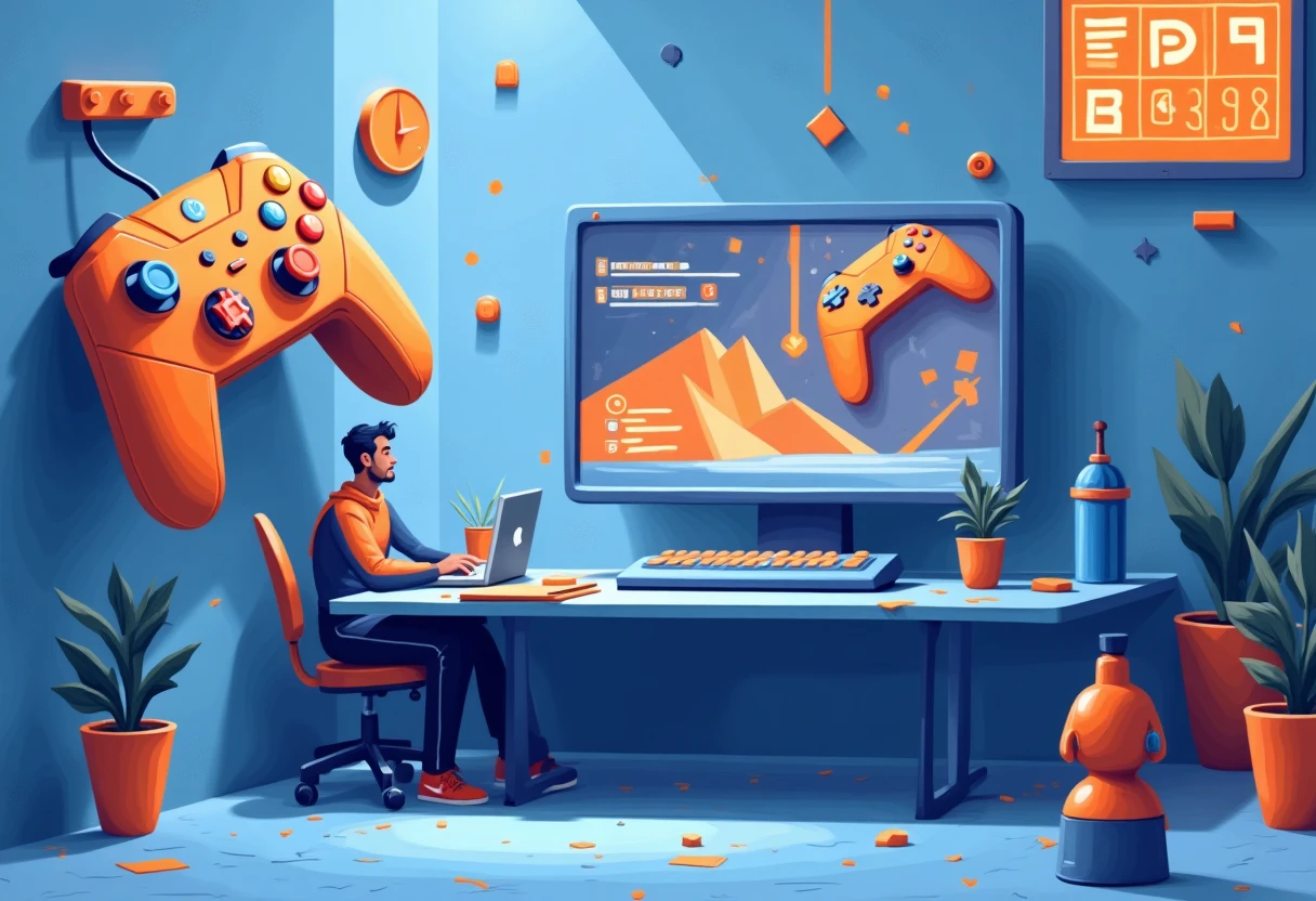Strategic gameplay mobile scene