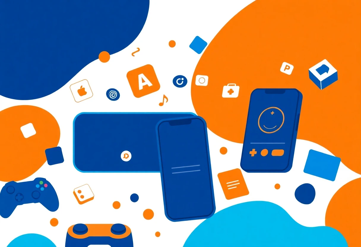 Gaming companion apps illustration