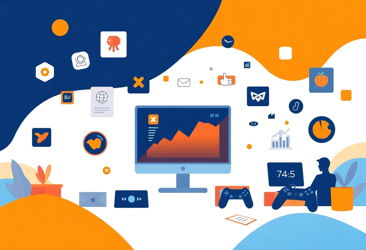 Gaming performance enhancement illustration