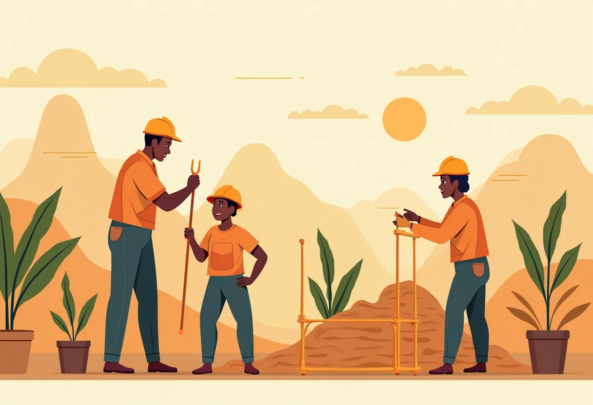 General labor workers in South Africa