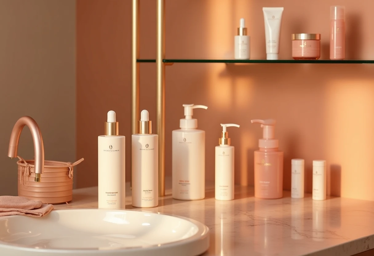 Luxury hair care display