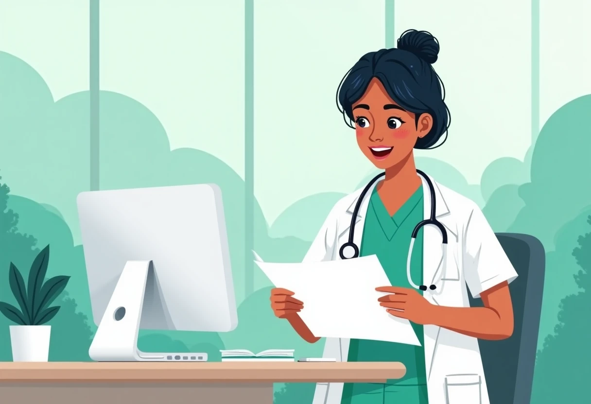 Advanced remote healthcare job setting
