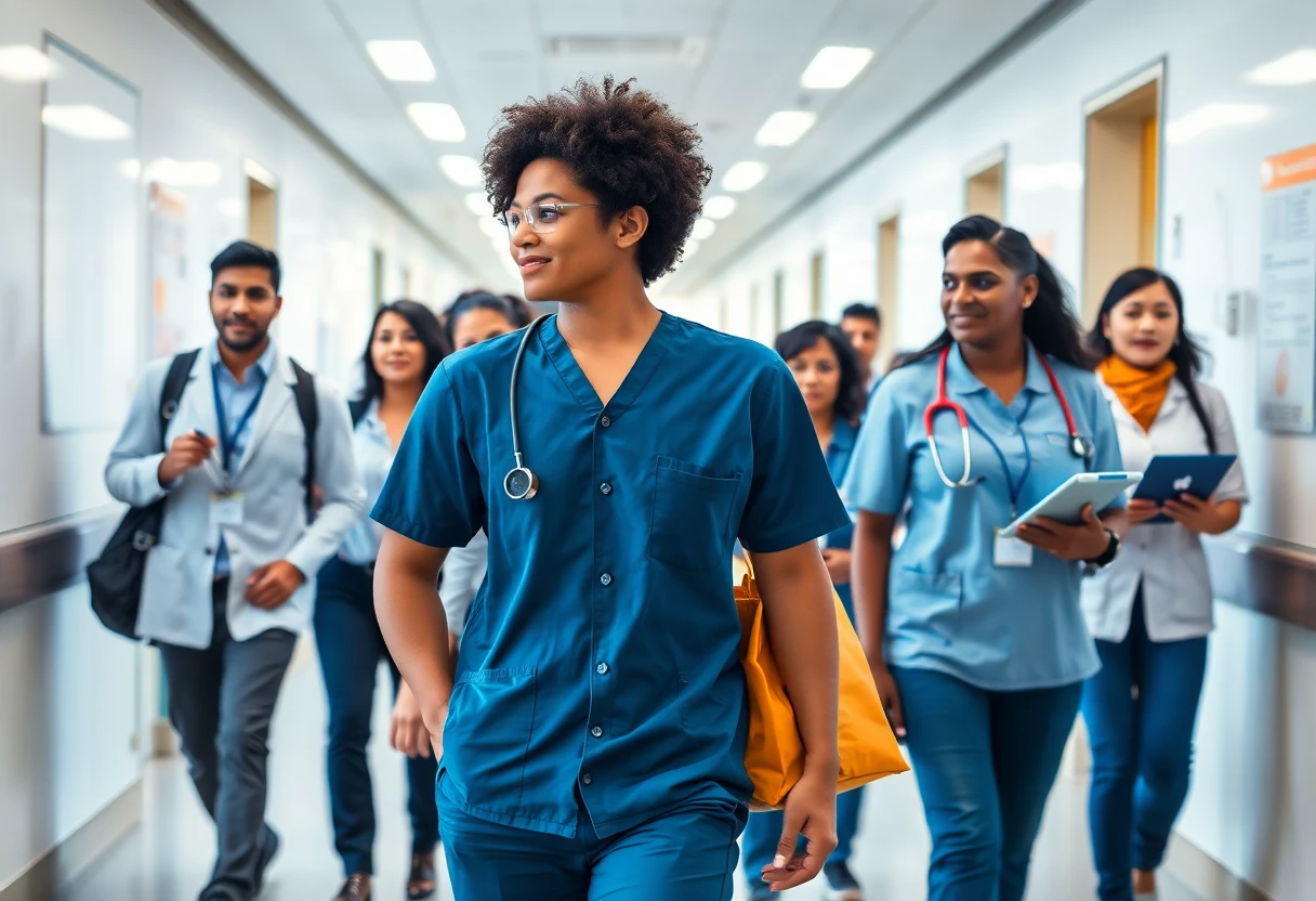 New graduates in healthcare roles