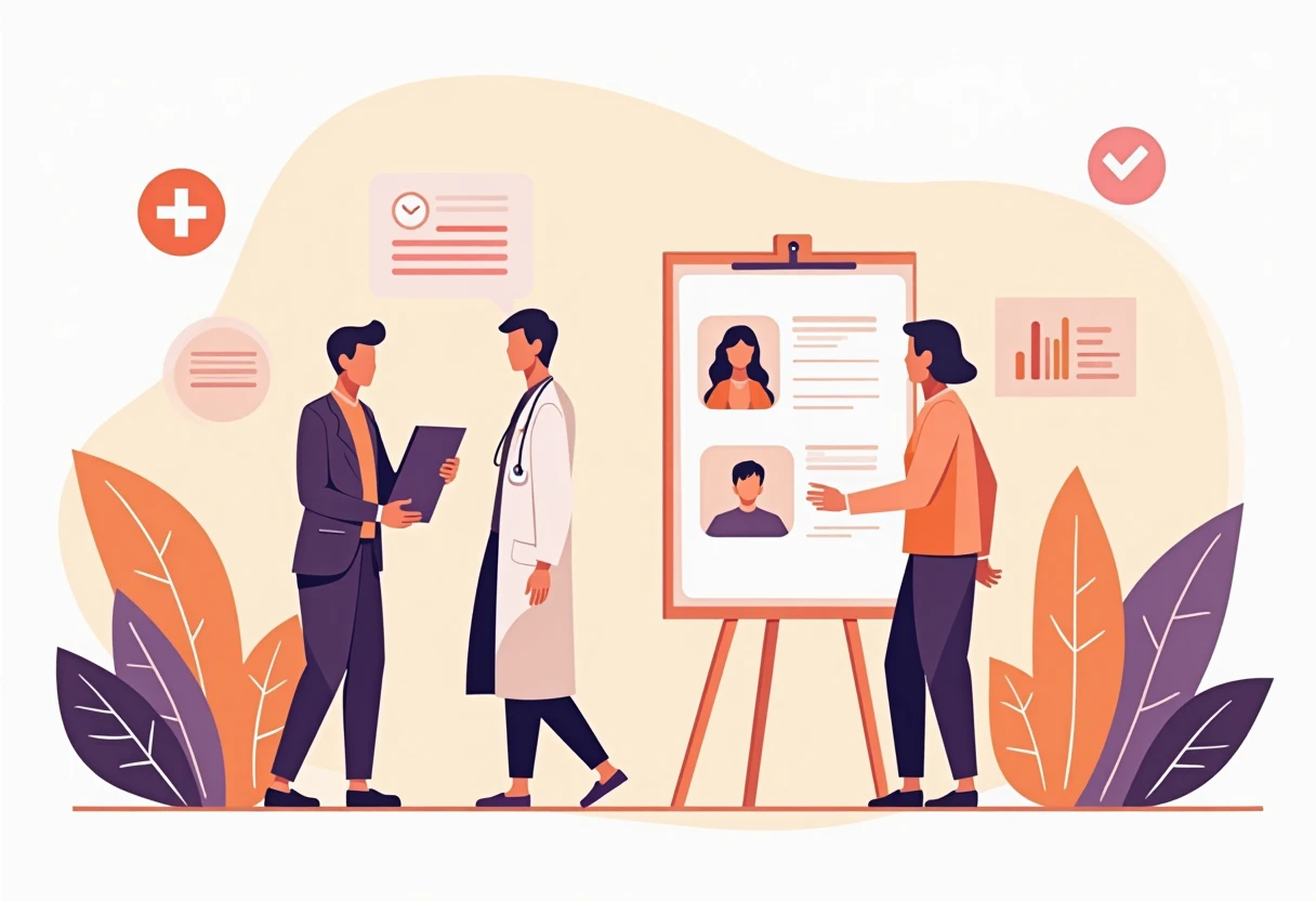 Healthcare team meeting