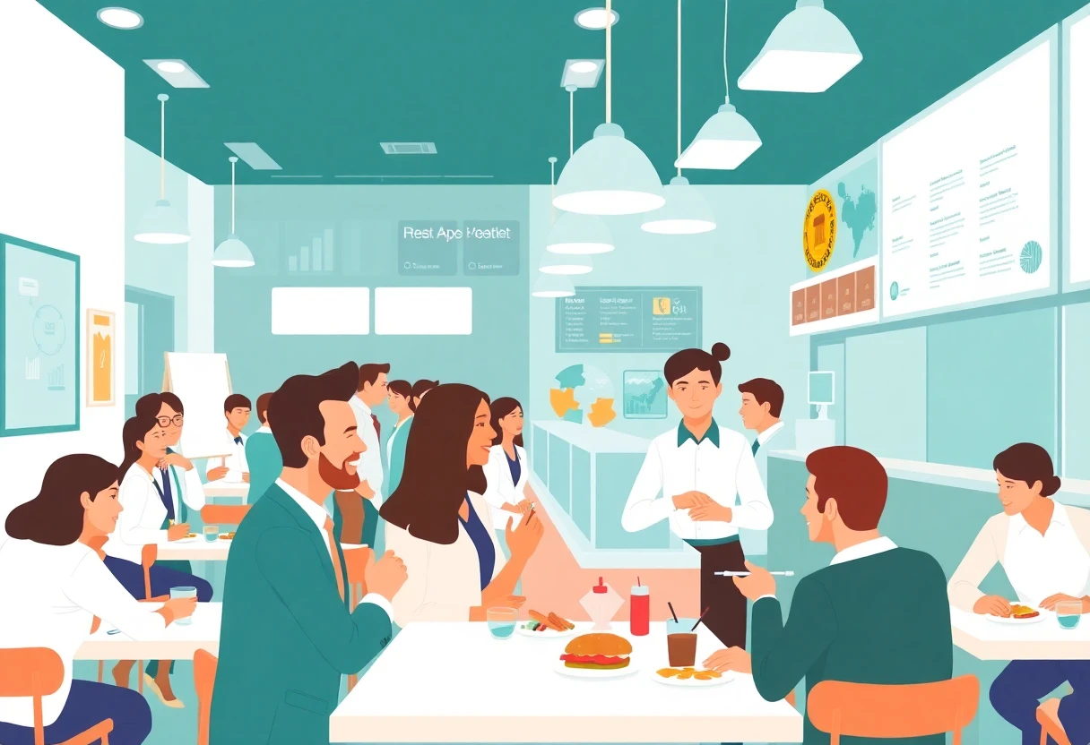 Hospitality industry in action