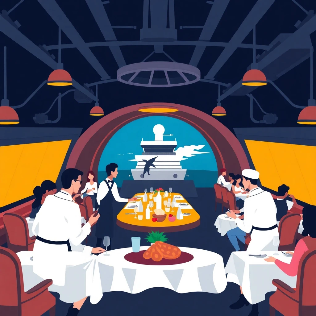 Cruise ship dining experience