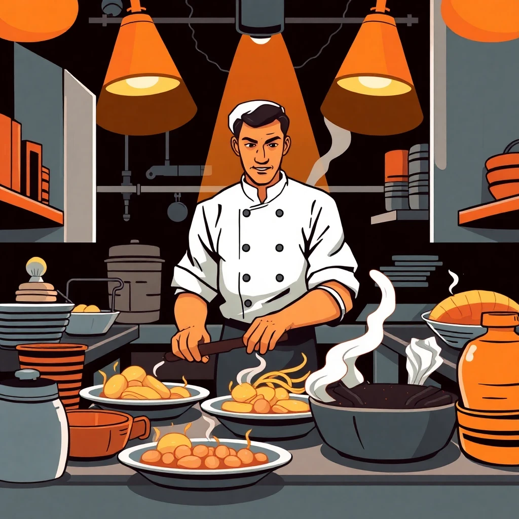 Chef at work