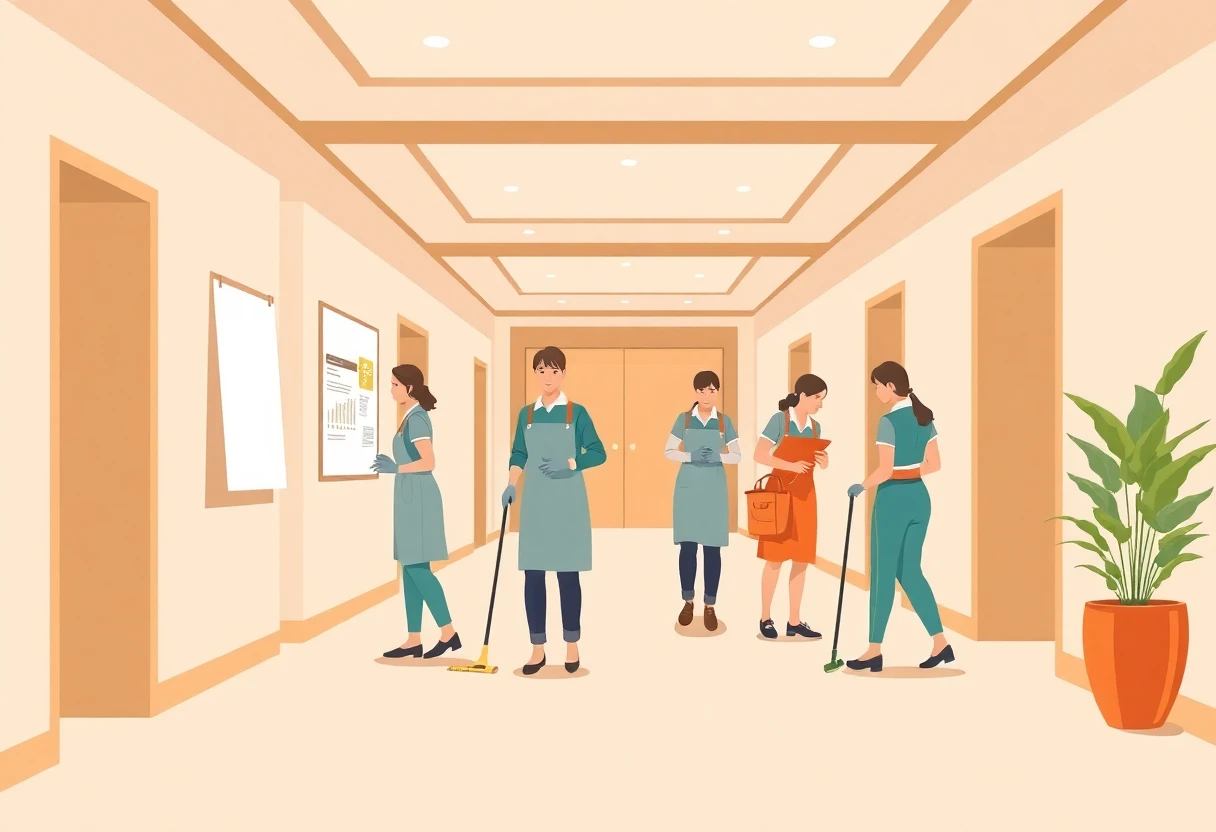 Housekeeping leadership in action