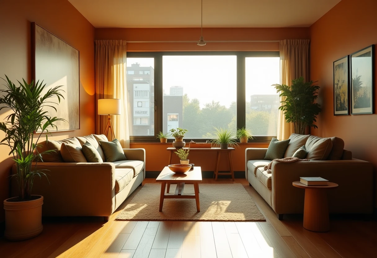 Warm and inviting Minneapolis apartment interior