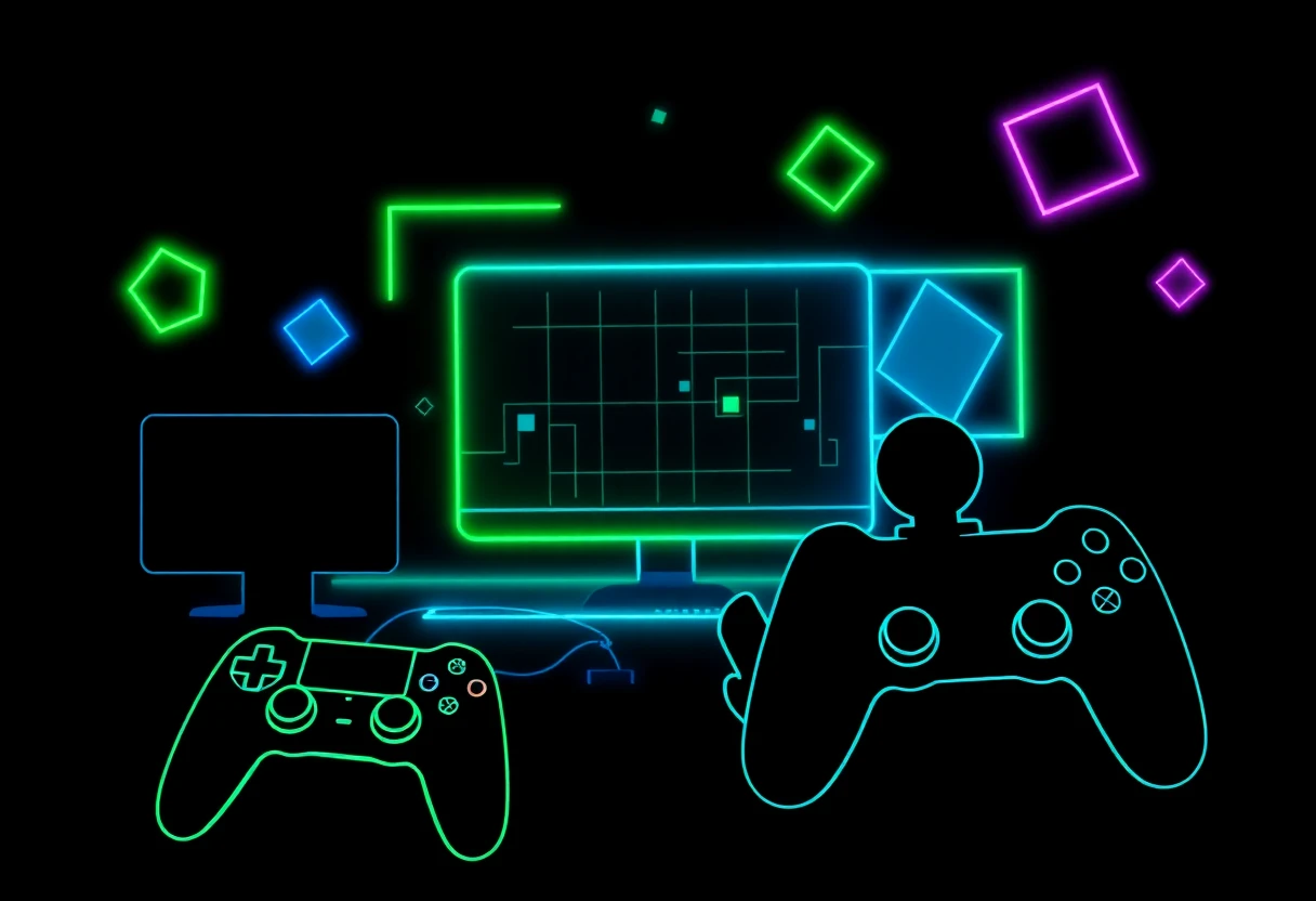 Visual representation of diverse gaming experiences