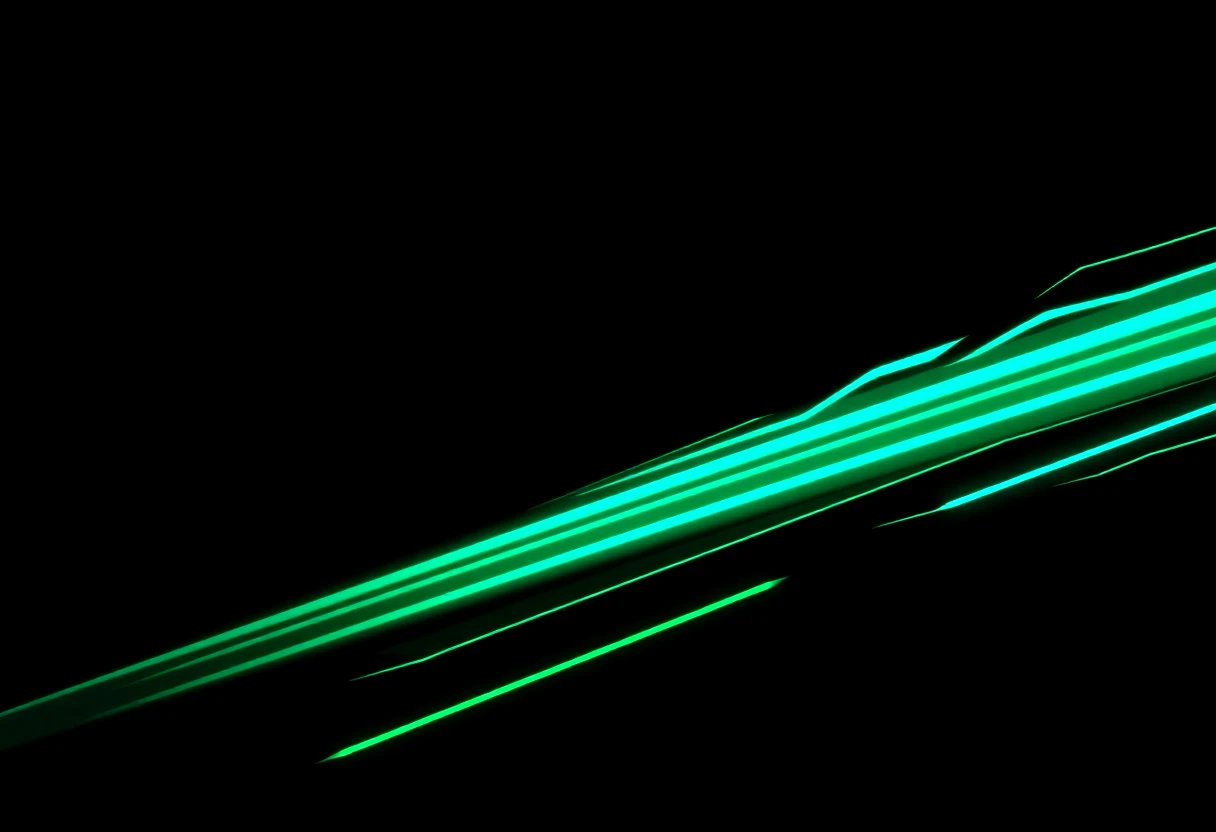 Abstract racing game scene