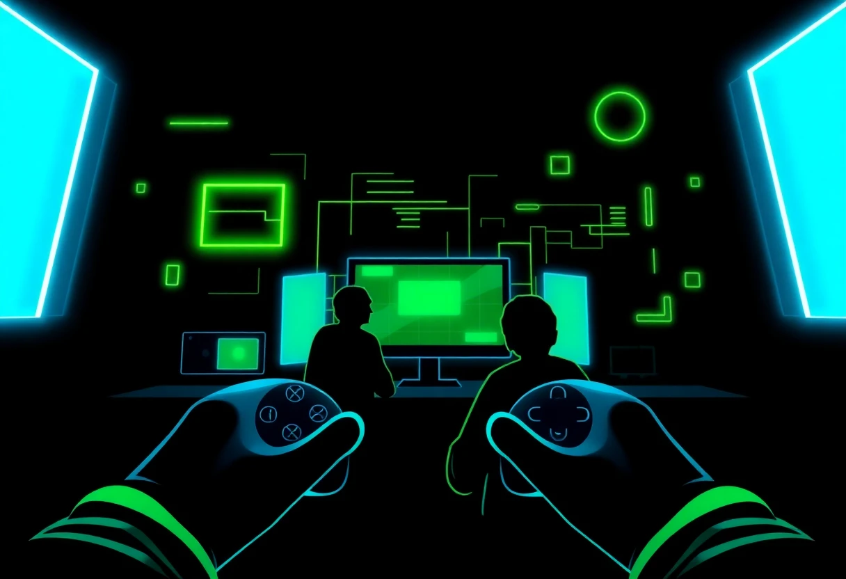 Abstract life simulation game environment
