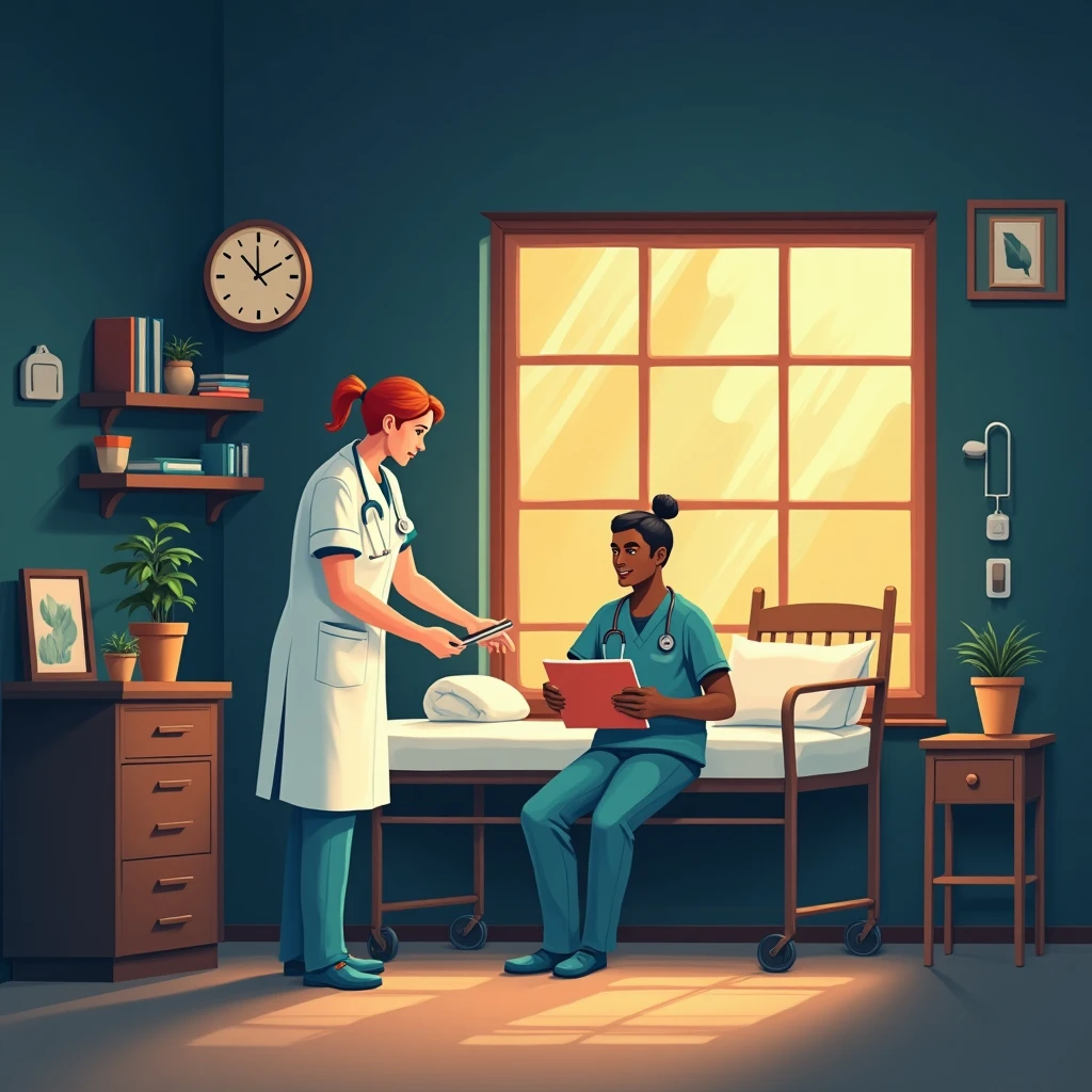 Hands-on nursing care
