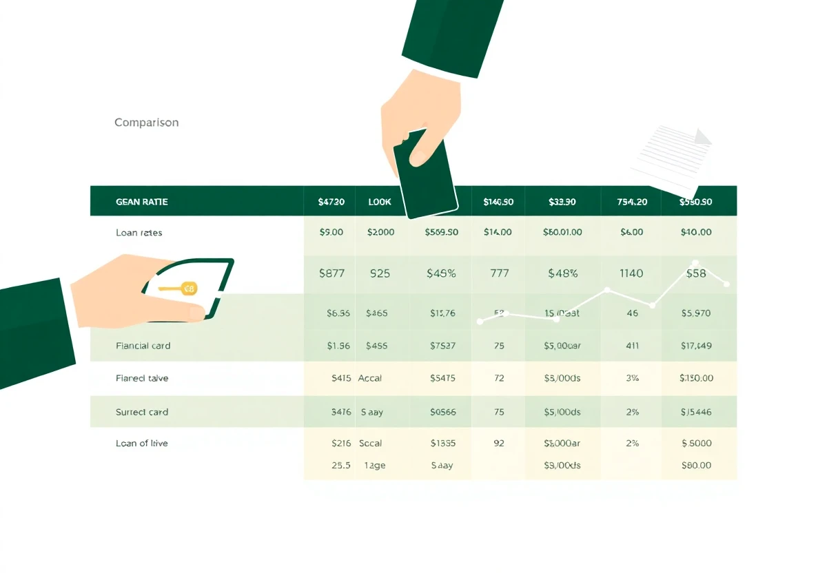 Loan comparison table