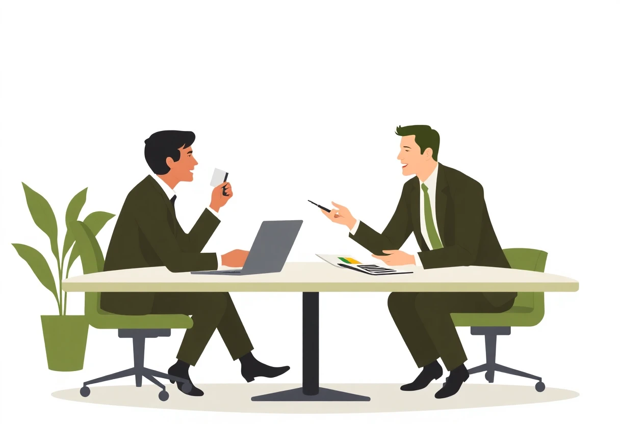 Discussing flexible loan options