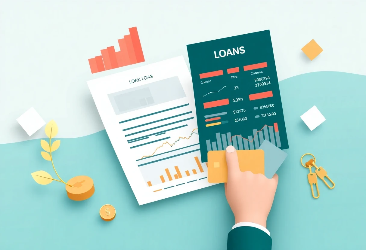 Personal loan documents illustration