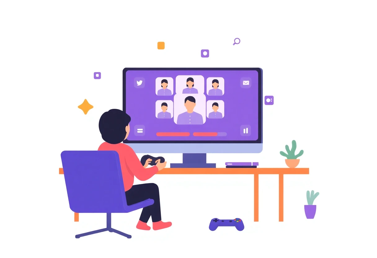 Video hiring app interface