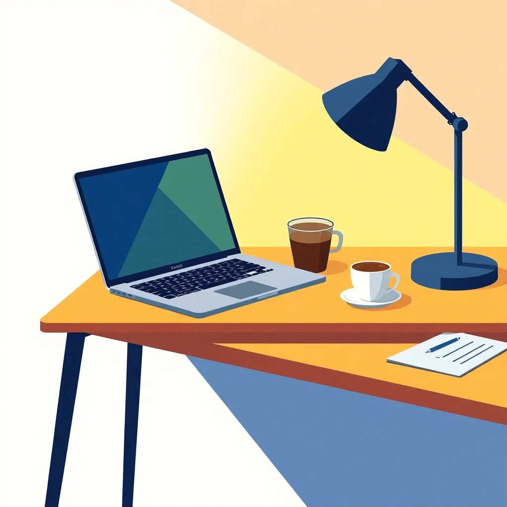 Remote work setup