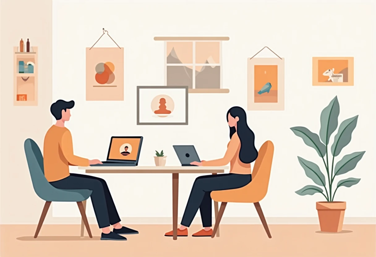 Remote customer service job setup