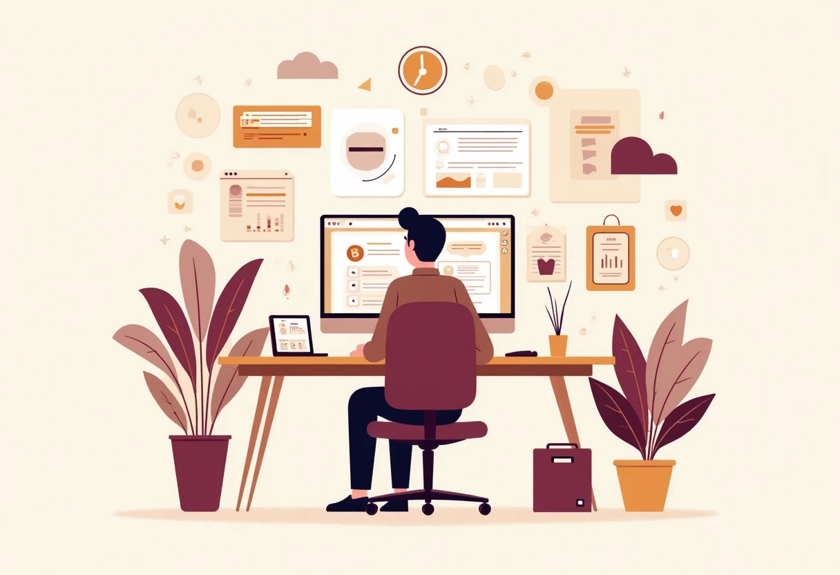 Specialised remote work setup
