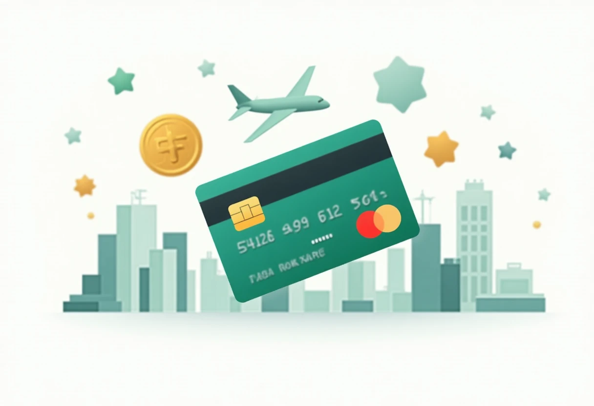Rewards card benefits illustration