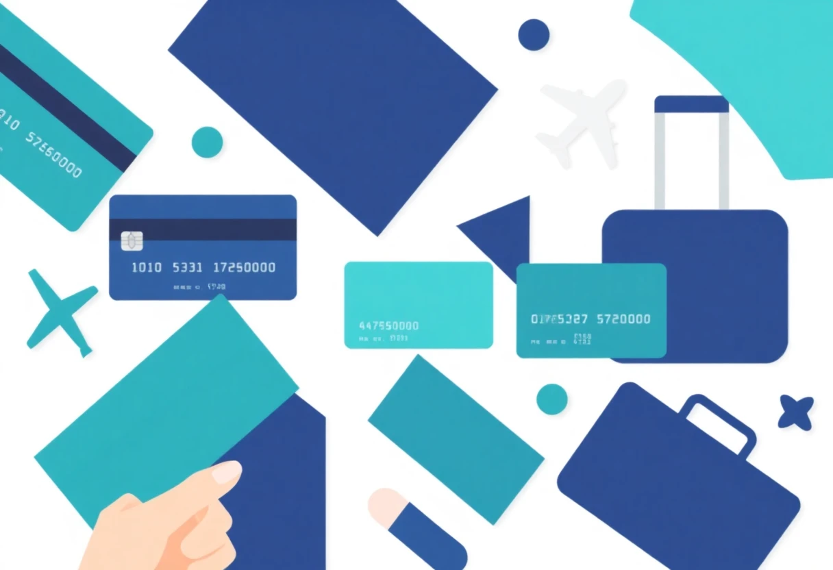 Travel rewards credit card theme