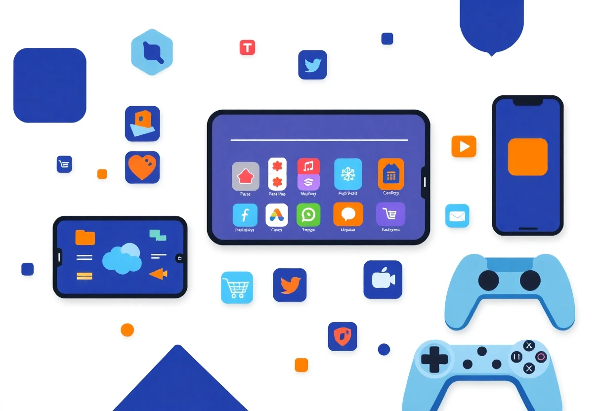 Organized shopping app directory