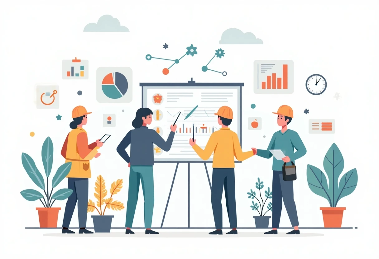 Construction job data dashboard
