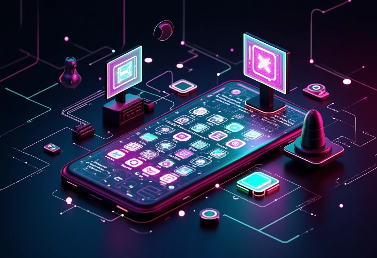 Social apps interface