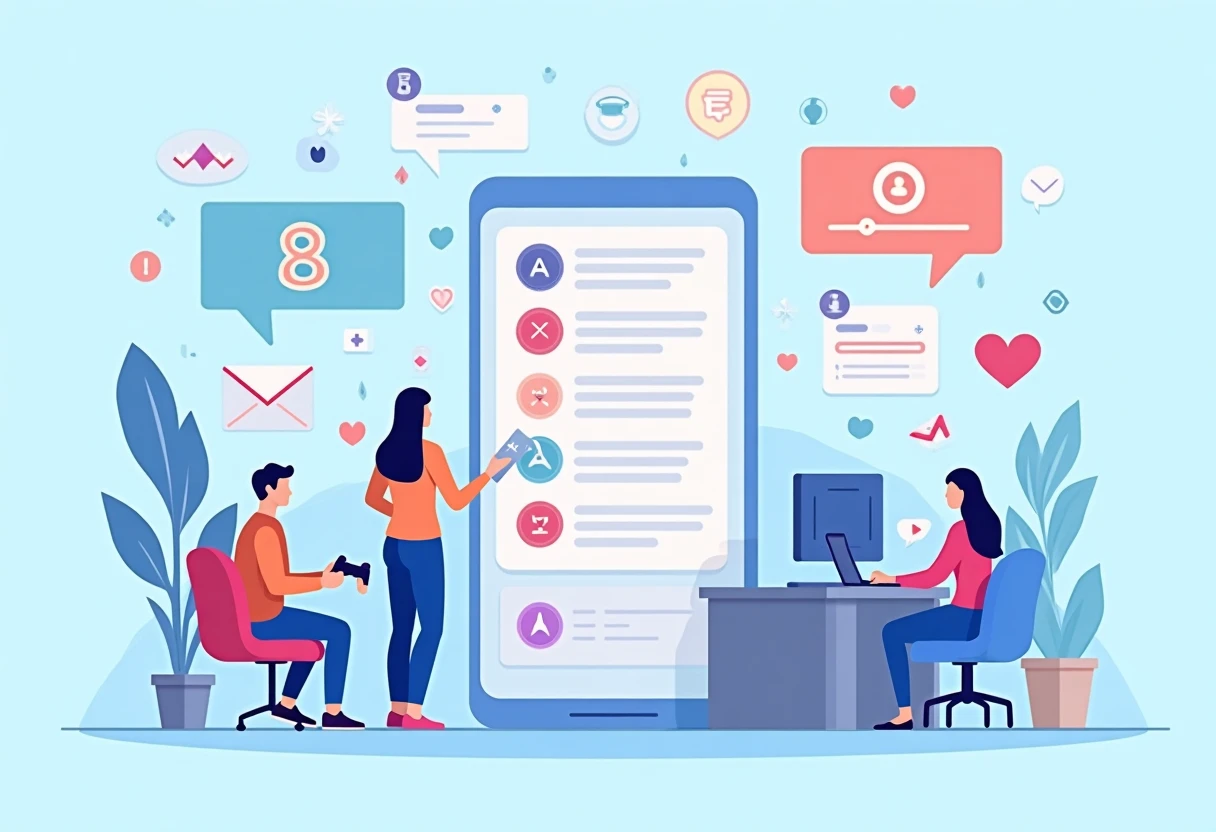 Top social app connections