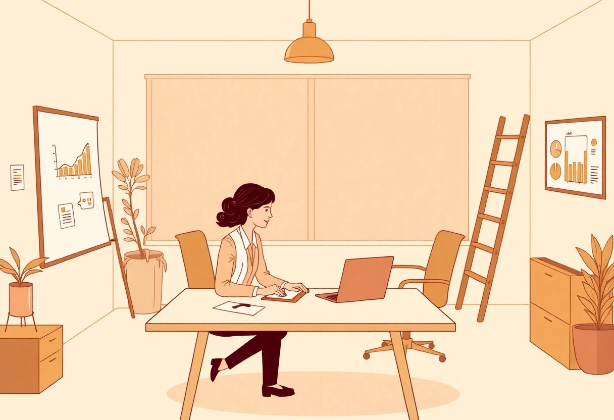 Professional setting for career growth