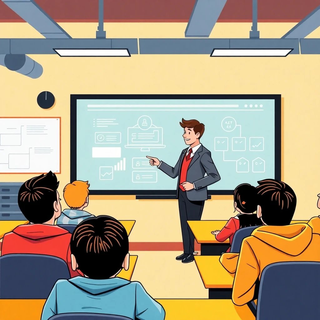 Tech-driven education setting