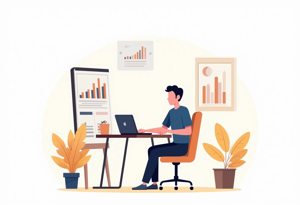 Remote work setup