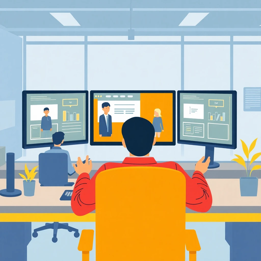 Remote teaching setup