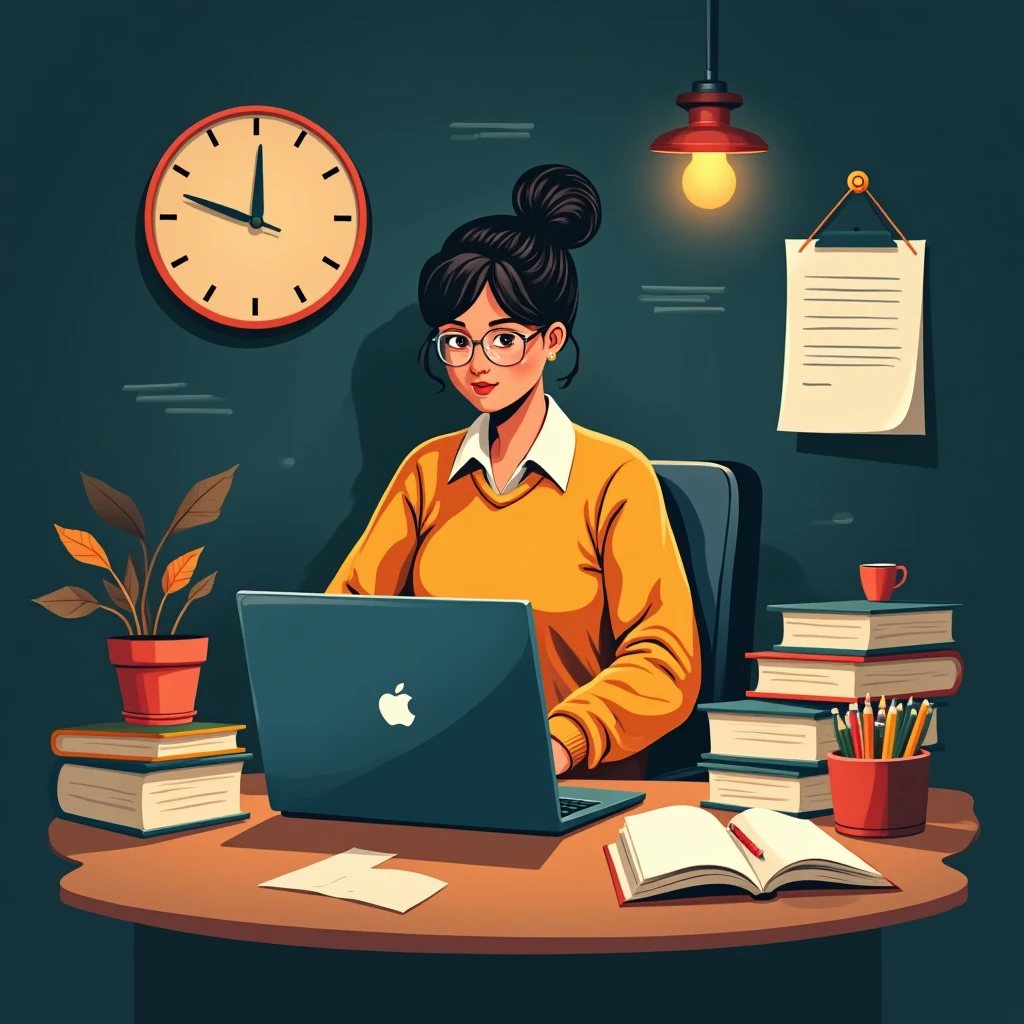 Teacher exploring job opportunities