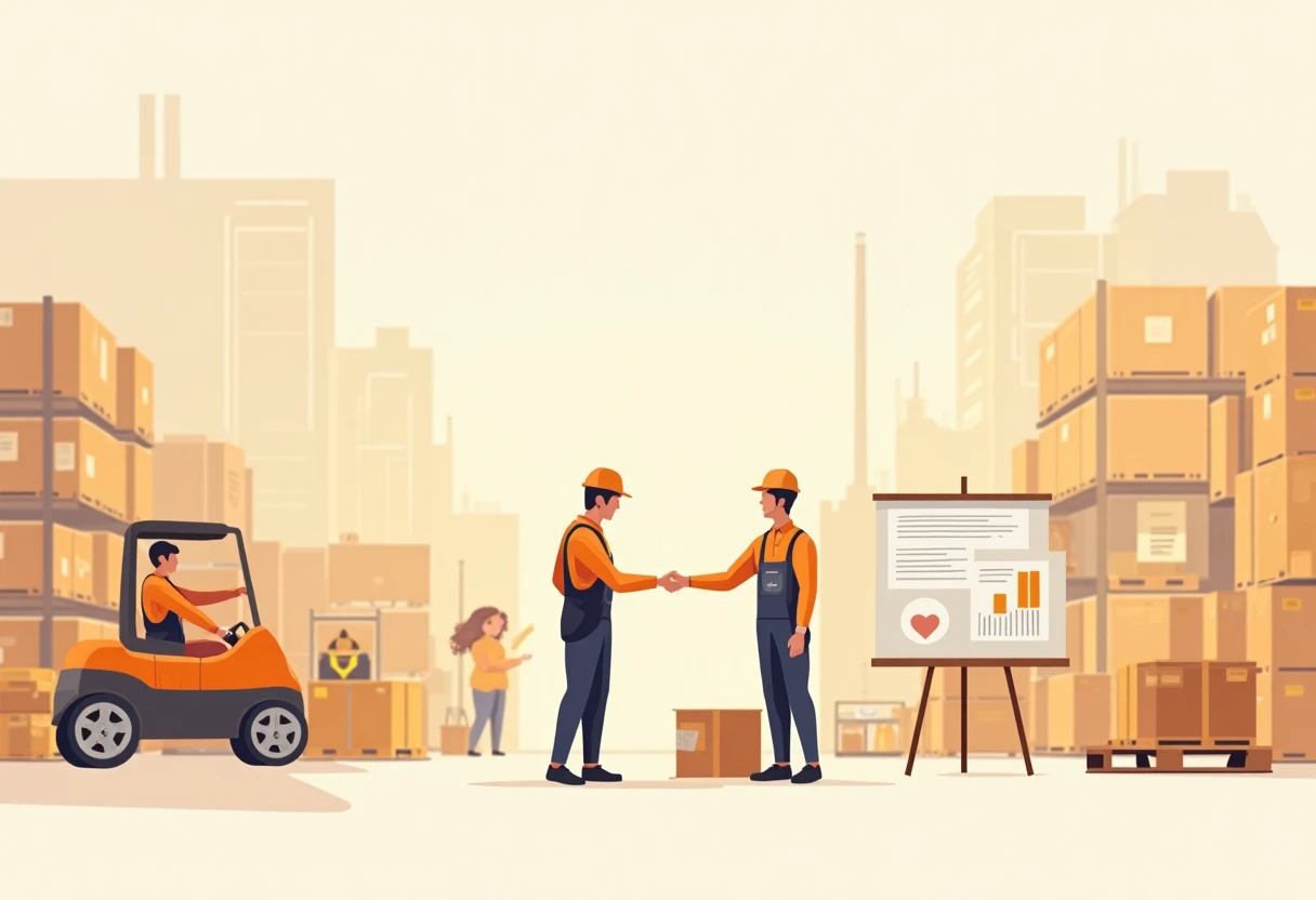 Warehouse team collaboration