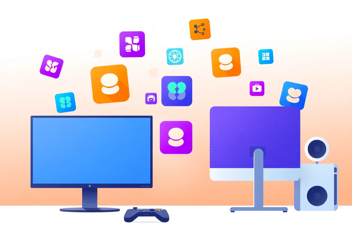 Warehouse management app icons