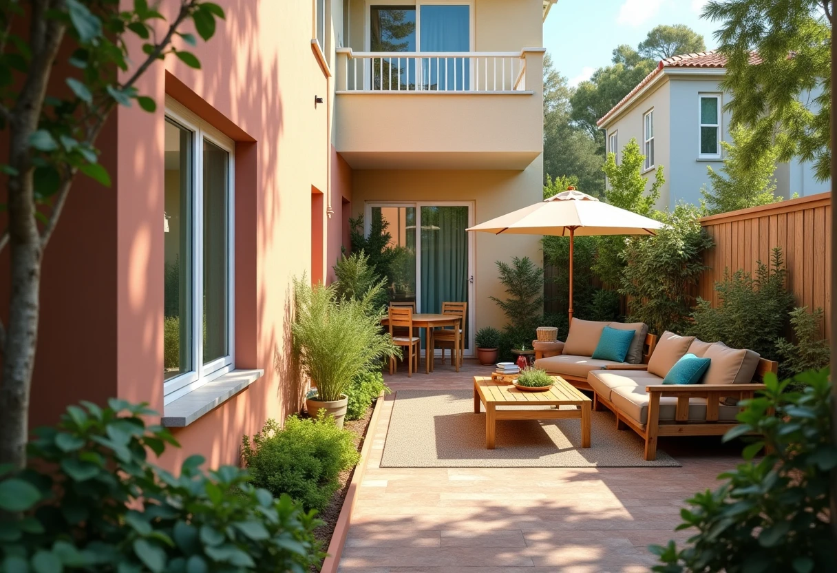 Townhouse espacioso con jardín trasero