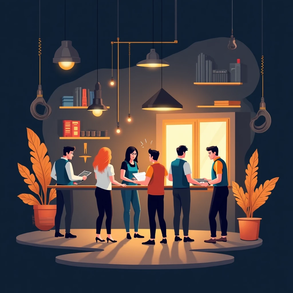 Trabajo en equipo en un entorno profesional