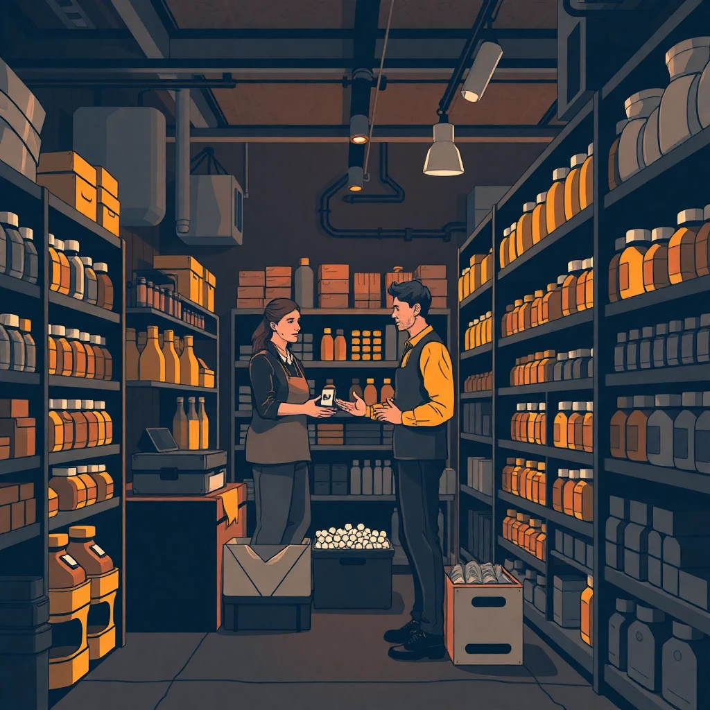 Vendedor ayudando a un cliente