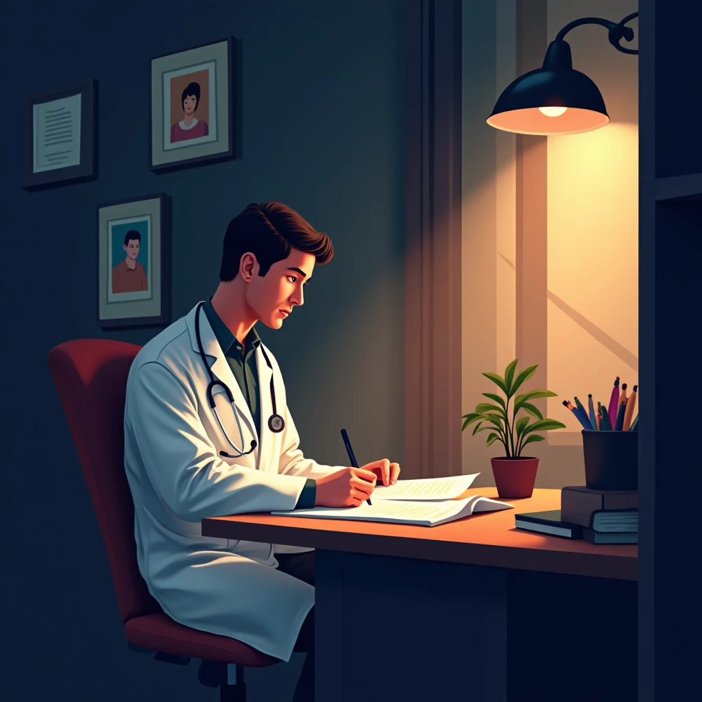 Médico en consulta