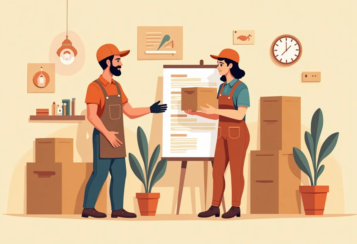 Personas trabajando en ventas y atención al cliente