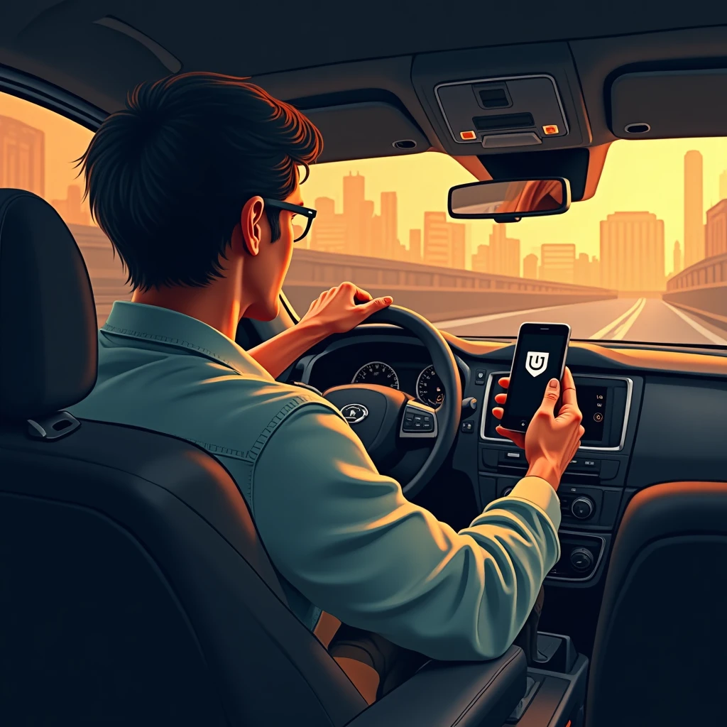 Conductor de Uber