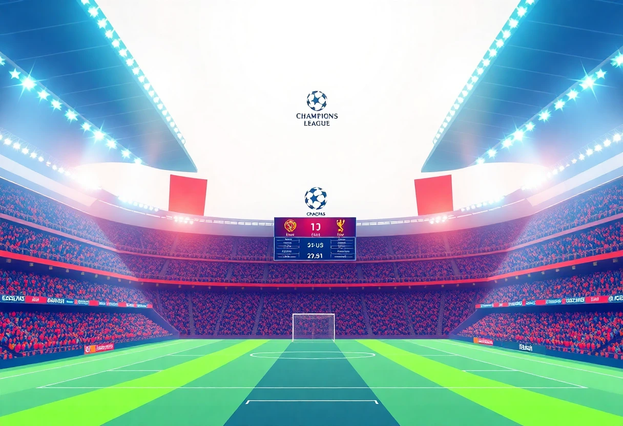 UEFA Champions League Match Atmosphere