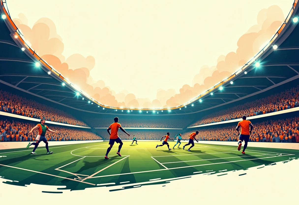 Estadio lleno de pasión y energía