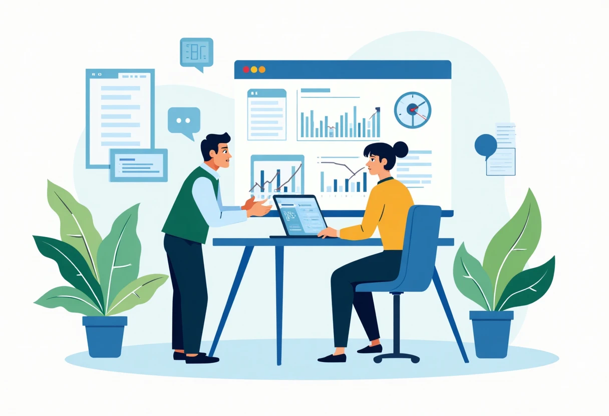Finance admin role in action