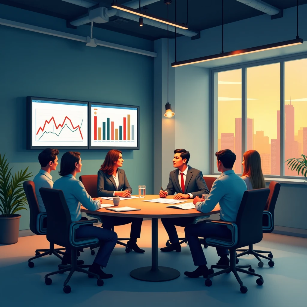 Finance team meeting