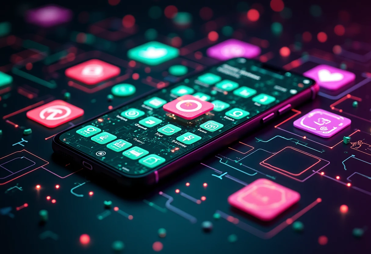 Diverse social media apps