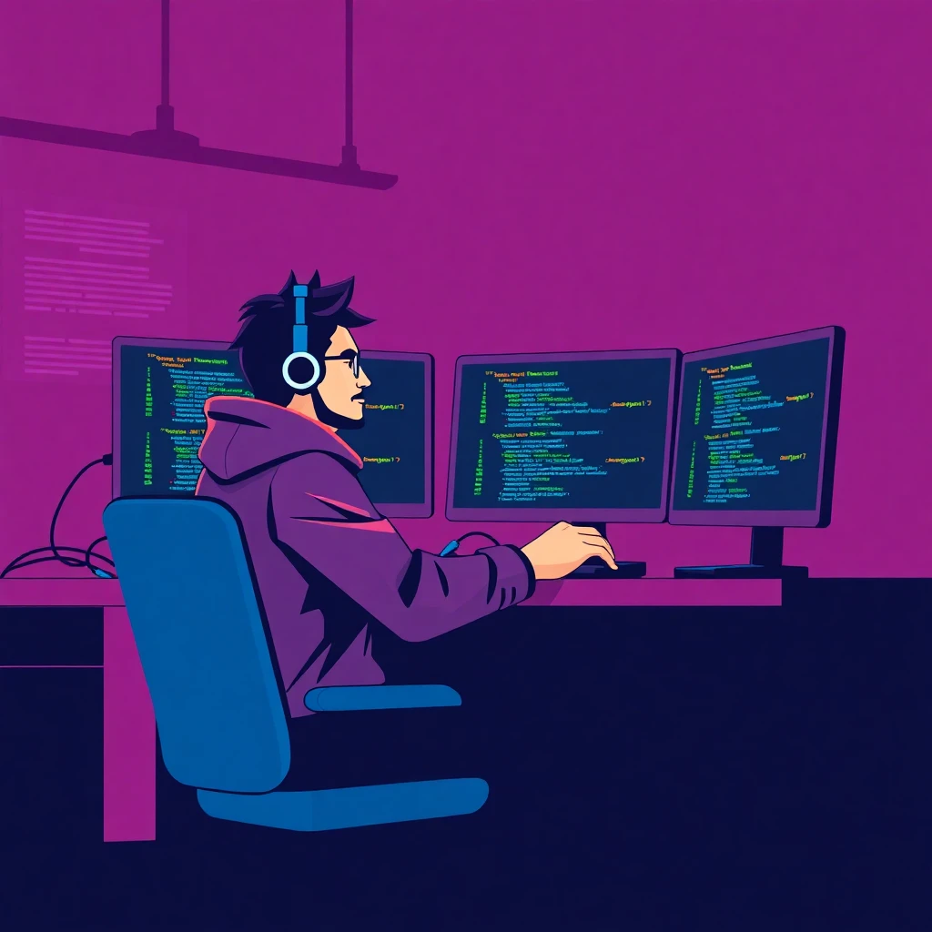 Desenvolvedor full stack em ação