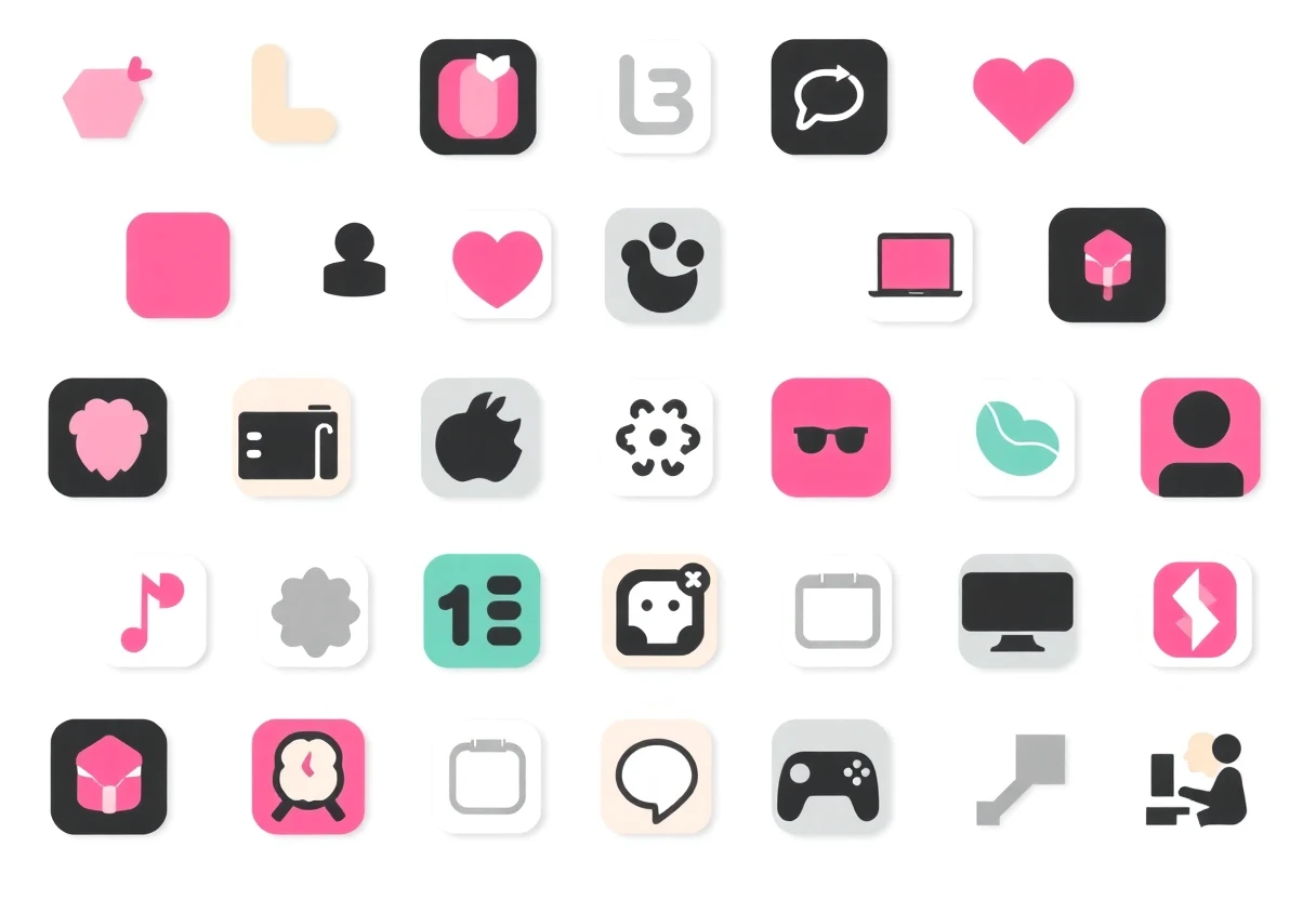 Iconos de aplicaciones de aprendizaje de idiomas